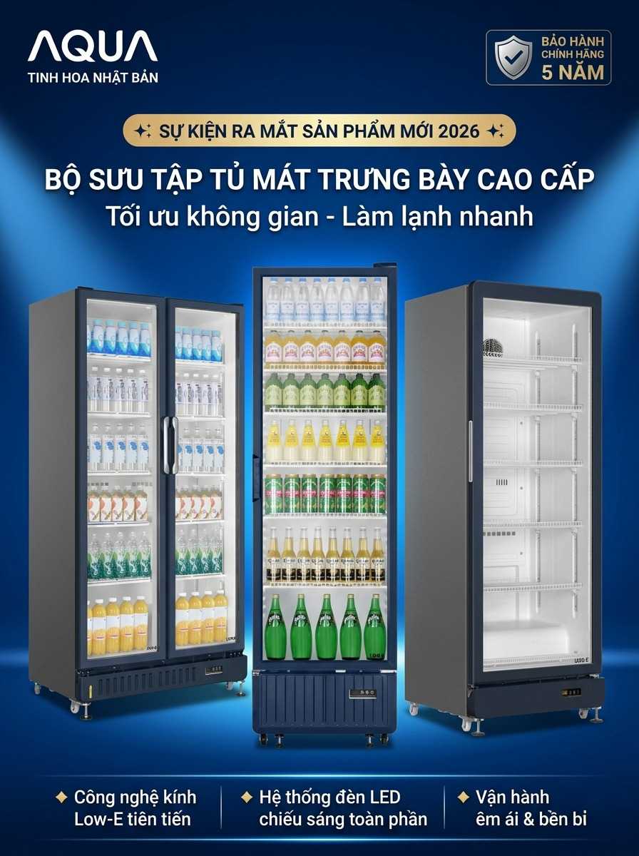 Tủ đông AQUA model 2026 chính hãng