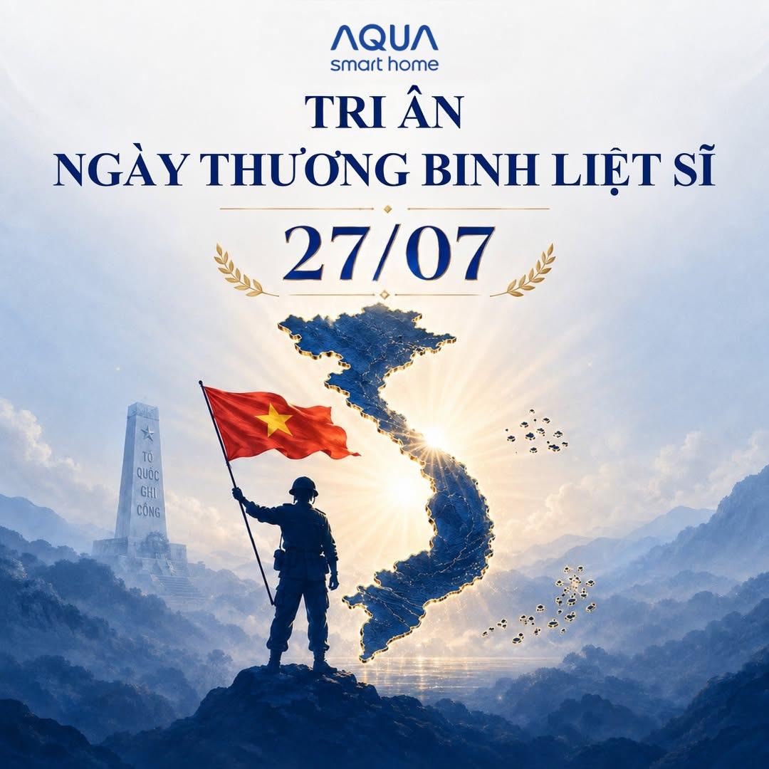 Tri ân kỷ niệm 79 năm Ngày Thương binh Liệt sĩ 27/07 tại tổng kho AQUA Miền Bắc