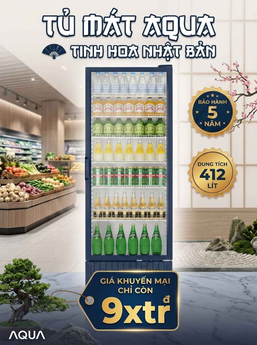 Tủ mát Aqua 1