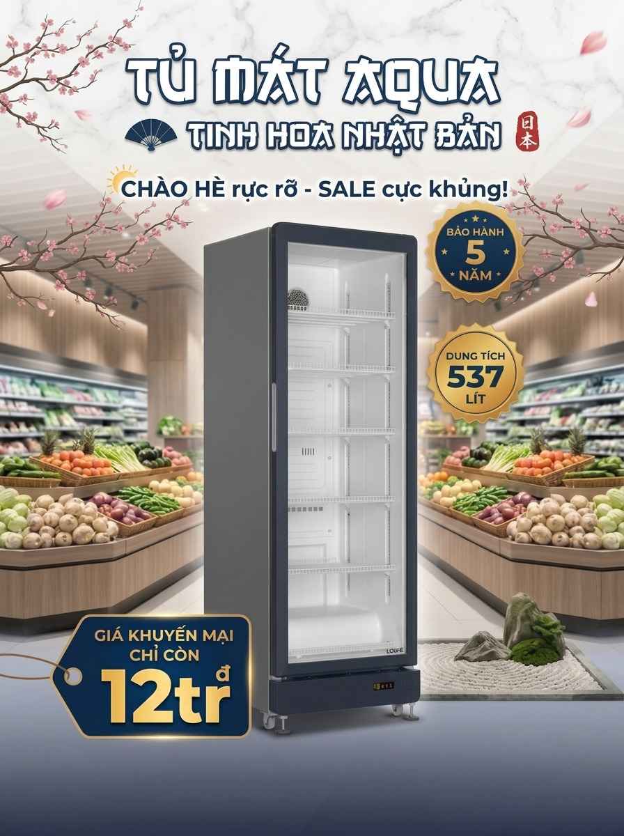 Tủ mát Aqua 2