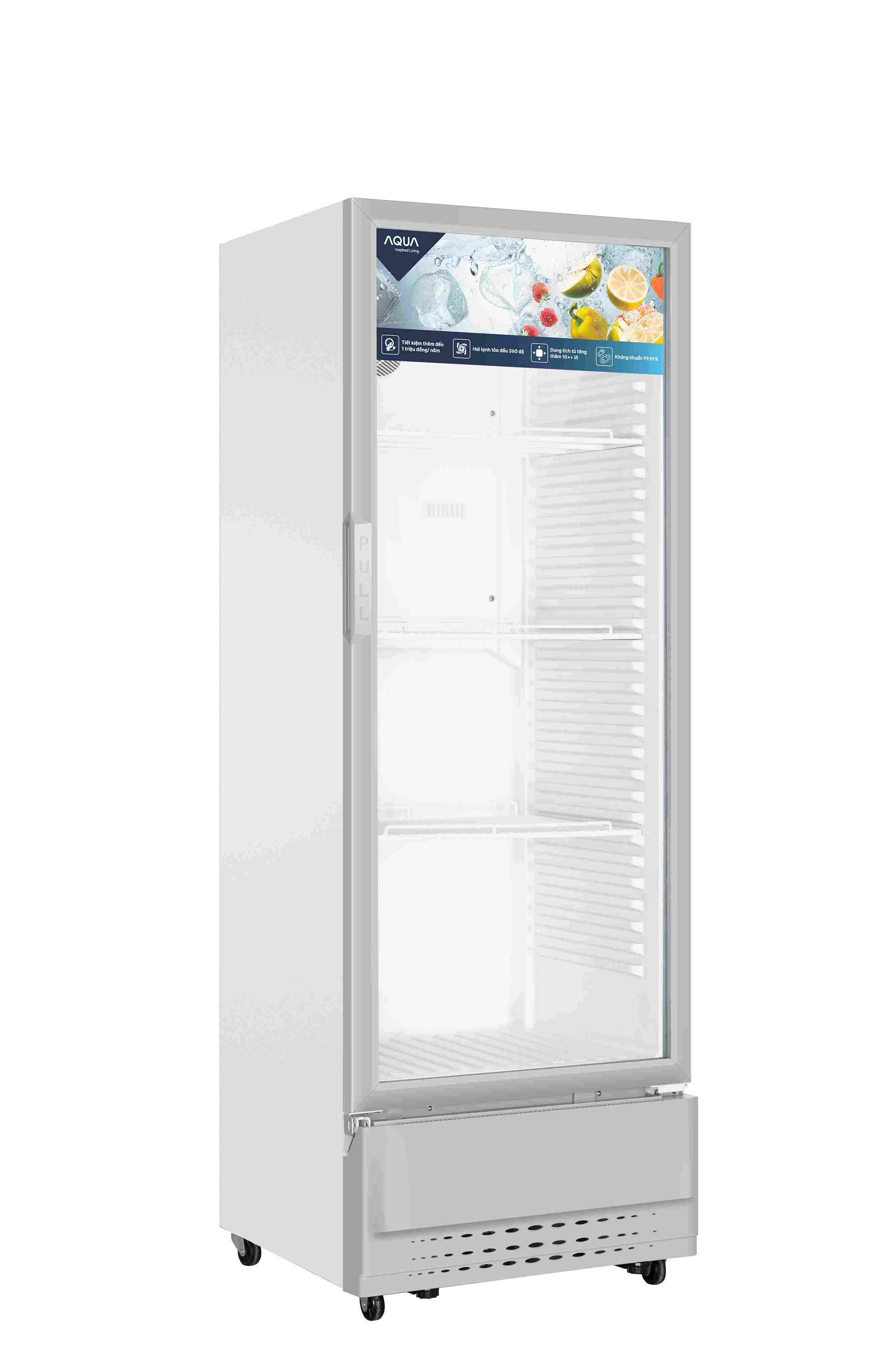 Tủ Mát AQUA AQS-AF340N 215 Lít (Thiết Kế Siêu Gọn)
