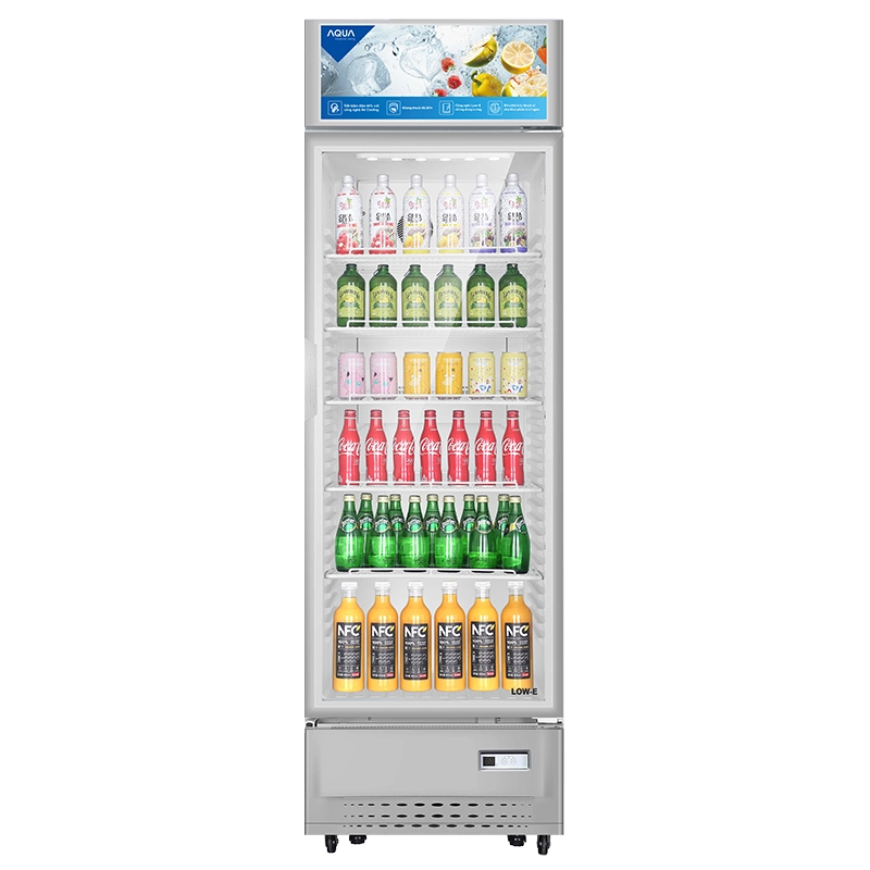 Tủ Mát AQUA AQS-AF400S 300 Lít (Có Hộp Đèn, Điều Khiển Điện Tử)